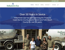 Tablet Screenshot of indiantowngas.com